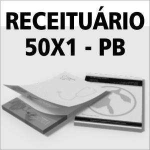 Receituário 1 via 15x21 papel  75g 150X210MM 1x0  colado 